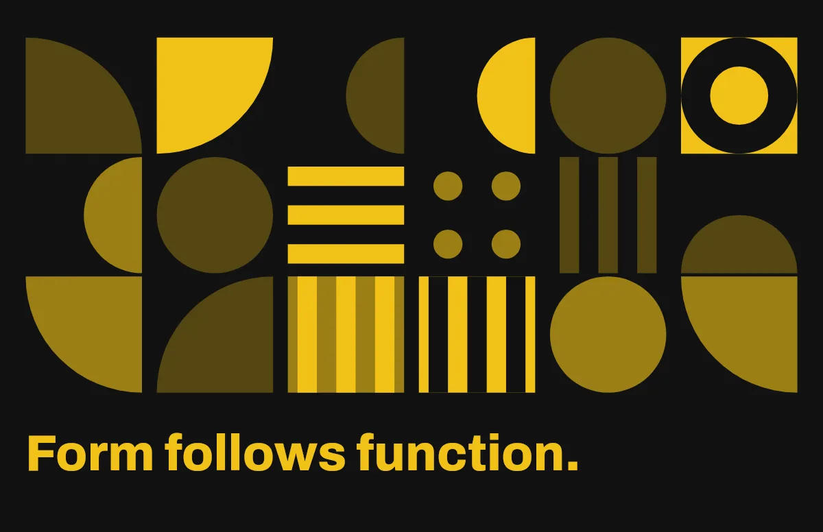 Bauhaus wallpaper for Mac and iPhone – Dark