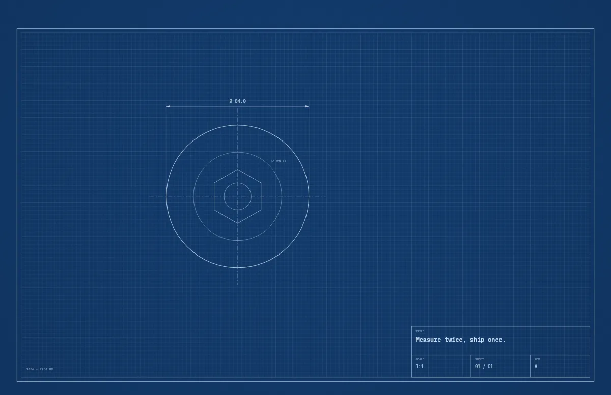 Blueprint wallpaper for MacBook – Dark